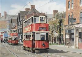 Bbc Your Paintings London Tramways Car In Croydon Croydon Croydon London London Painting