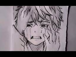 Image of anime mask tumblr. á´´á´° Easy How To Draw An Anime Male Manga Crying Sad Youtube