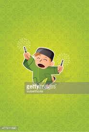 Subscribe to our telegram channel for the latest stories and updates. Boy Celebrating Hari Raya Aidilfitri Clipart Images