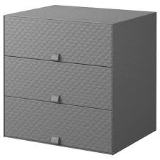 Pallra Mini Chest With 3 Drawers Dark Gray Ikea Storage Boxes With Lids Ikea Desk Organization
