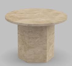 Casa Padrino Luxury Coffee Table Beige O 60 X H 40 Cm Modern Round Natural Stone Living Room Table Luxury Living Room Furniture