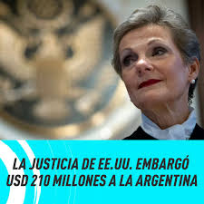 🔴 En un fallo clave, la jueza Loretta Preska aprobó la retención de USD  210 millones del Estado argentino. Esto sucede tras la habilitación de la  Corte Suprema en enero para embargar