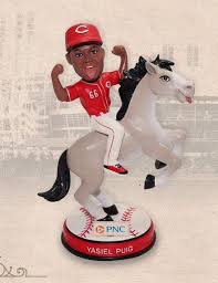 Reds Yasiel Puig WIld Horse bobblehead