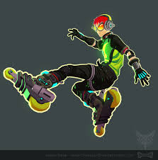 Lethal League Blaze Ain T Nothing Like A Funky Beat Artstation Jet Set Radio Evolution Jesse Sosa Jet Set Radio Jet Set Radio