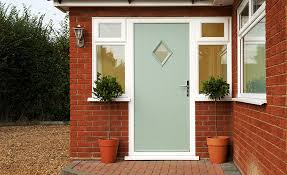 If you don't know what door to use, our front door ideas gorgeous victorian front door in farrow & ball's downpipe with voysey & jones vintage door furniture. Front Back Doors Front Door Replacement Anglian Home