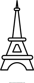 Torre Eiffel Para Colorear