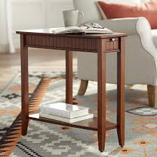 It has been constructed using solid ash with the russet finish. Bentley Ii 16 Wide Cherry Wood Wedge Accent Table 45p34 Lamps Plus