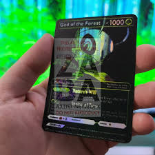Maybe you would like to learn more about one of these? God Of The Forest Celebi Luxury Selective Holographic Custom Pokemo Zabatv