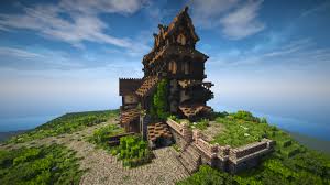 Medieval House Skyrim Inspiration Timelapse Download Minecraft Map Minecraft Ideer Minecraft Oer