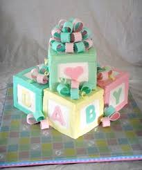 See more ideas about baby shower cakes, shower cakes, baby cake. Pastel Baby Blocks For A Coworker S Daughter S Baby Shower Four 4 Square Cakes Covered In Bc And Decorated With Fondant Definitely Baby Blocks Baby Shower Cake Cover