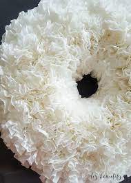 Rose Valentine S Day Coffee Filter Tree Creative Wreaths Coffee Filter Crafts Coffee Filter Wreath
