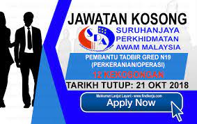 Adakah anda ingin membuat permohonan kerja kosong 2020? Jawatan Kosong Spa Suruhanjaya Perkhidmatan Awam Malaysia 21 Oktober 2018 Jawatan Kosong Kerajaan Swasta Terkini Malaysia 2021 2022