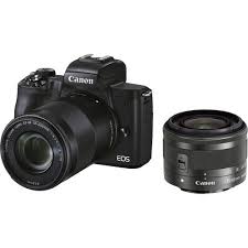 On 26 february 2018, canon announced the eos m50, its first mirrorless camera to feature 4k movie shooting. Canon Eos M50 Mark 2 Mark Ii Mirrorless Camera With 15 45mm And 55 200mm Lens 32gb Bag Msia Camera2u Malaysia Top Camera Equipments Store