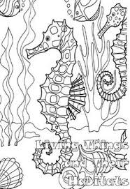 Here are pictures of mammals, shellfishes, fishes, crustaceans. Living Things And Their Habitats Seahorse Coloring Pages Ocean Coloring Pages Seahorse Coloring