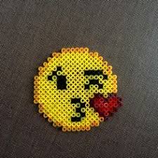 Emoticon Hama Beads By Dearrobin Hama Beads Design Perler Bead Art Diy Perler Beads