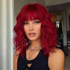 Amazon.com: VKheroKV WS-02 Peluca ondulada para mujer, con flequillo de  pelo corto, pelucas sintéticas resistentes al calor, pelucas rizadas  naturales para fiestas, uso diario, cosplay (rosa corto) : Belleza y  Cuidado Personal