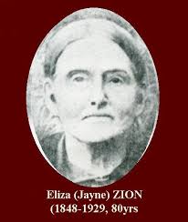 Wm. Billy Parson ZION, 1841-1918 Related to JAYNE Family