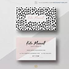Corjl Editable Blush Dot Business Card Template Polka Dot Etsy In 2020 Makeup Artist Business Cards Artist Business Cards Business Card Photoshop