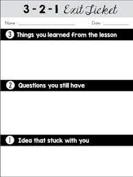 As a way to compare and contrast, have students record three similarities between two items, two differences, and one question they still have about them. Easy 3 2 1 Exit Tickets Classroom Freebies Exit Tickets Teaching Classroom Teaching Strategies
