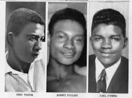 On this day in 1967: Three young Black men (Fred Temple, Carl Cooper and  Aubrey Pollard) are killed by law enforcement at Algiers Motel. Occurs  during Detroit Rebellion.