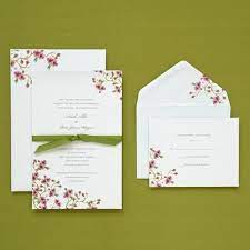 Cherry Blossom Invitation Gartner Studios Brides Wedding Invitations Wedding Invitation Kits Blossom Invitation