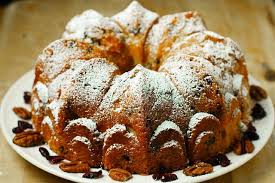 When the cake is cool, carefully place it back in the bundt pan.using a teaspoon or melon baller, scoop out 6 to 8 large holes around the bottom of the cake, making sure not to cut through the top of the cake. Cranberry Apple Pecan Bundt Cake Julia S Album