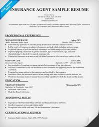 Insurance Resume Writing Tips Job Resume Samples Resume Examples Sample Resume