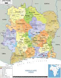 With interactive ivory coast map, view regional highways maps, road situations, transportation, lodging guide, geographical map, physical maps and more information. Large Political And Administrative Map Of Ivory Coast With Roads Cities And Airports Cote D Ivoire Africa Mapsland Maps Of The World