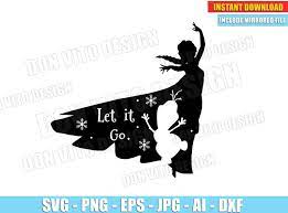 Download Frozen Elsa Olaf Let It Go Svg Dxf Png Disney Movie Princess Snow
