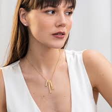Check spelling or type a new query. Engraved Triple 3d Vertical Bar Necklace In Gold Plating My Name Necklace Au