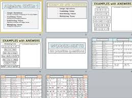 Free interactive exercises to practice online or download as pdf to print. Introductory Algebra Worksheets Differentiated Withs Answers And Video Links Teaching Resources