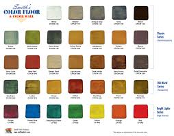 Smiths Color Floor Bright Lights Series Colors