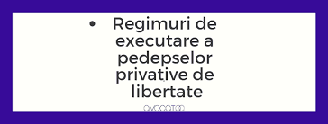 254 2013 privind executarea pedepselor și a măsurilor privative de libertate dispuse de organele judiciare în cursul procesului penal prin utilizarea. Regimuri De Executare A Pedepselor Privative De Libertate
