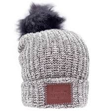 Love Your Melon Black Speckled Cuffed Pom Beanie Black Pom Love Your Melon Pom Beanie Love Your Melon Hats