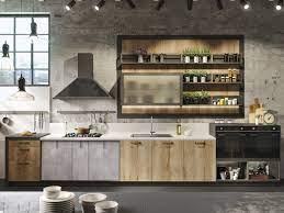 Linear Fitted Kitchen Loft By Snaidero Design Michele Marcon Industrial Decor Kitchen Loft Kitchen Industrial Style Kitchen