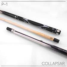 Made of hardwood, this stylish cue measures 58 inches long and weighs 20 ounces for a fine feel. Pool Collapsar Collapsar Cue P 5 Cues Pool Collapsar