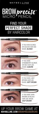 Create The Look Of Natural Looking Brows With The Brow Precise Micro Pencil Its Micro Fine Tip Allows For Maybelline Brows Best Eyebrow Makeup Eyebrow Makeup