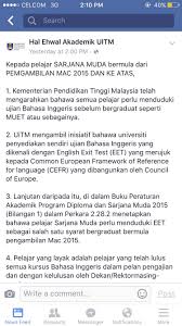 To gauge your english language readiness for the workplace. Uitm Dungun On Twitter English Exit Test Eet Sila Baca Https T Co Je1sh8jbec