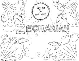 Zechariah Bible Coloring Page Bible Coloring Pages Sunday School Coloring Pages Bible Coloring