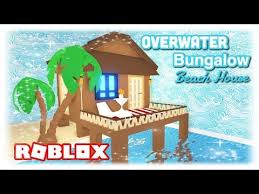 The dough is cut into shapes that will make a house and baked till firm. Custom Overwater Bungalow Beach House Design Ideas Building Hacks Roblox Adopt Me Youtube Beach House Design Cool House Designs Cute Room Ideas
