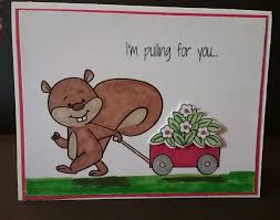 Rubber and clear stamps both work well. Get Well Card Made With Stamp Set Squirrels2stamp From The Stamps Of Life Get Well Cards Cards For Friends Card Making