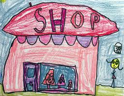 How To Draw A Shop Art Projects For Kids Kids Art Projects Art Projects Drawing For Kids