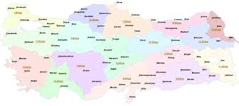 26 eylül 2014 / genel, türkiye i̇l haritası. Mesafeler