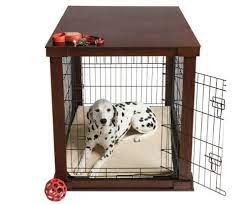 Amazon Com Indoor Wooden Mobile Dog Pet Cage With Crate Cover Free Standing Table Large Pet Supplies Dog Kennel Furniture Dog Crate Wood Dog Crate