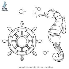 Terry vine / getty images these free santa coloring pages will help keep the kids busy as you shop,. Free Printable Sea Animals Coloring Pages Kids Activities