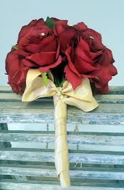 The classic flower — but paler. Artificial Red Rose Wedding Bouquet Bouquet Florist Sheffield Heeley Sheffield