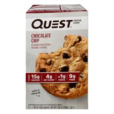 For diabetes meal planning, 1 carb serving is about 15 grams of carbs. Save On Quest Protein Cookie Chocolate Chip 12 Ct Order Online Delivery Martin S