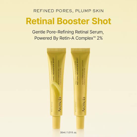 کرم دور چشم و صورت رتینال بوستر شات آرنسیا ضد چروک و جمع کننده منافذ پوست Arencia Retinal Booster Shot - آرا دخت