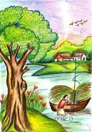 This Is A Very Colourful And Beautiful Scenery With Lots Of Details I Hope U Will Like It Drawing Scenery Pencil Drawing Images Beautiful Scenery Drawing Provides drawings of landscapes, plants, animals, and other aspects ol nature accompanied in comments from the artist on how and why he drew them. drawing scenery pencil drawing images