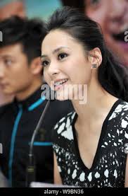 Hong Kong actor Alex Fong is seen during a press conference for the movie,  The Fantastic Water Babes, in Wuhan city, central Chinas Hubei province, 28  Stock Photo